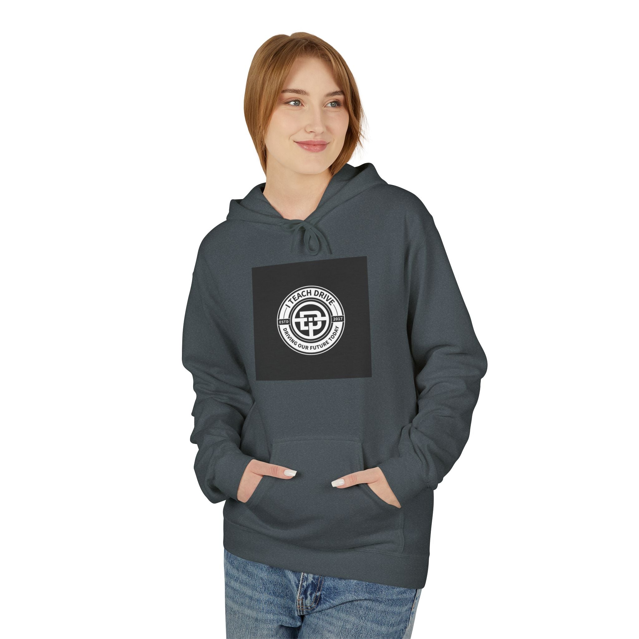 Classic I Teach Drive Logo,  Fleece Hoodie