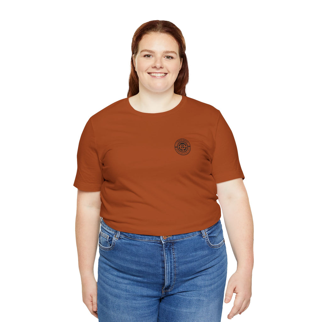 I Teach Drive, logo Unisex Jersey Short Sleeve Tee