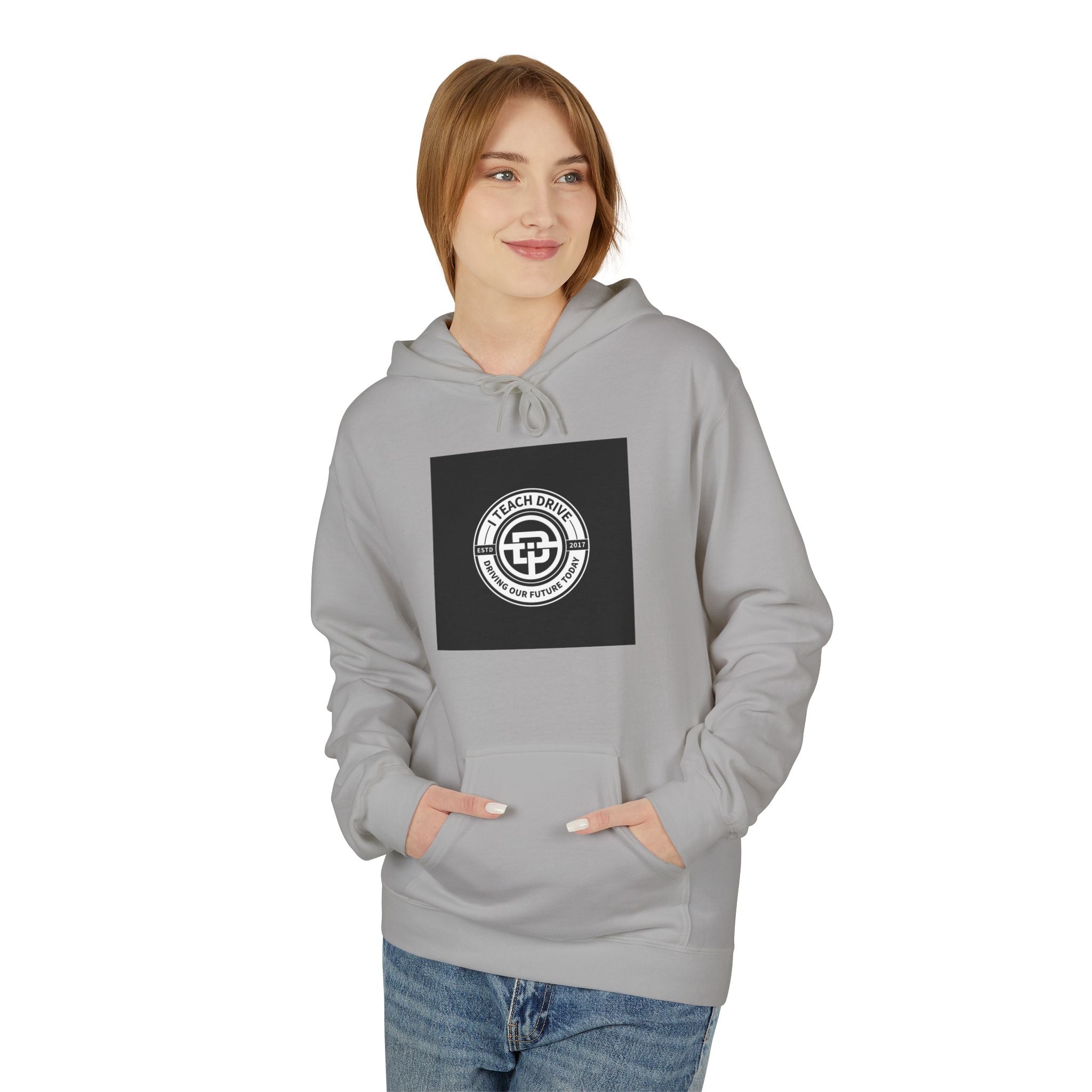 Classic I Teach Drive Logo,  Fleece Hoodie