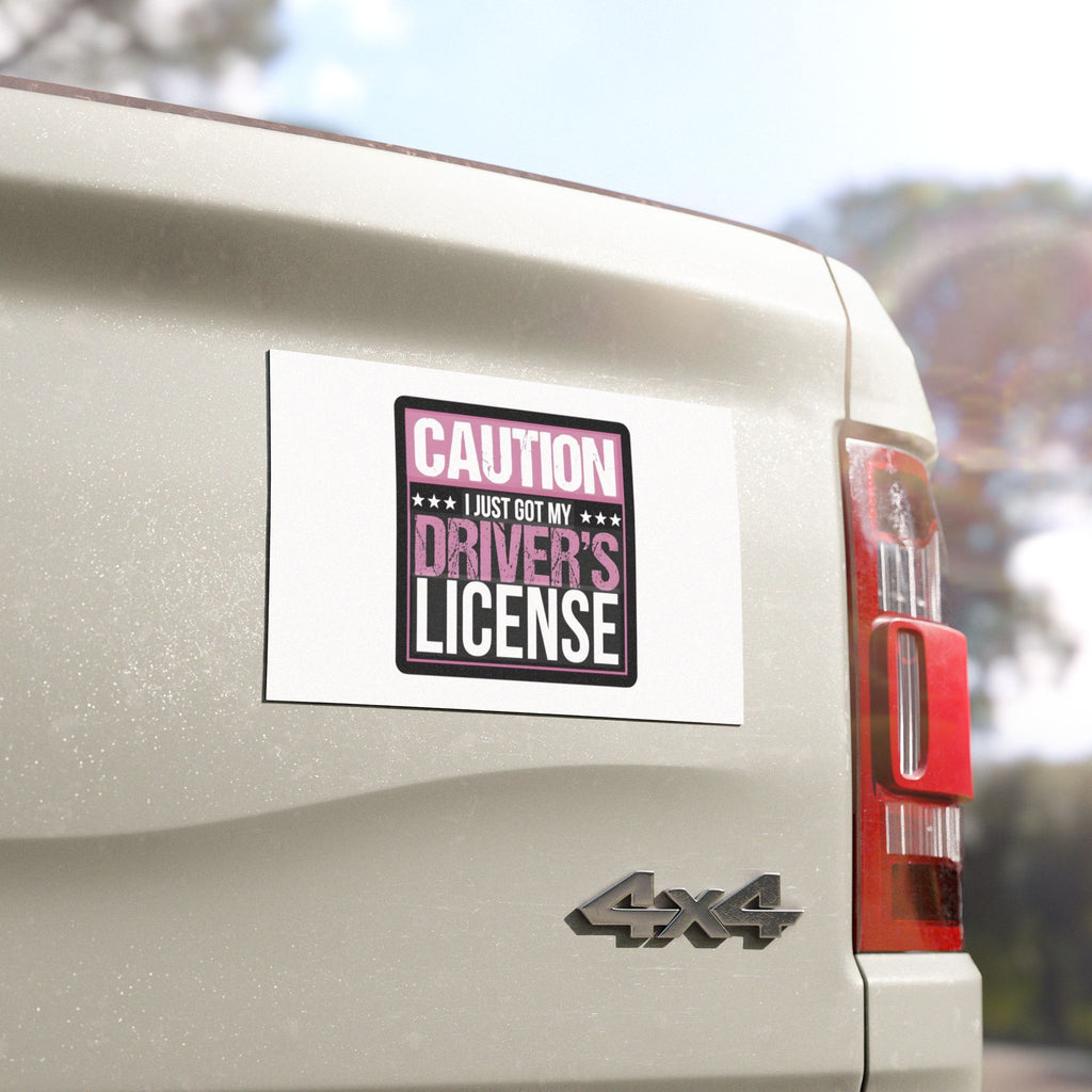 Student Driver Car Magnet — "Still Learning" Funny Driving Reminder