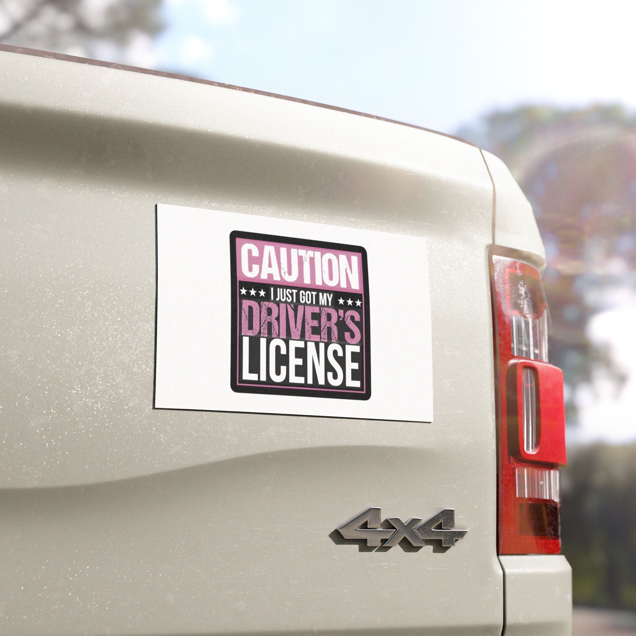 Student Driver Car Magnet — "Still Learning" Funny Driving Reminder