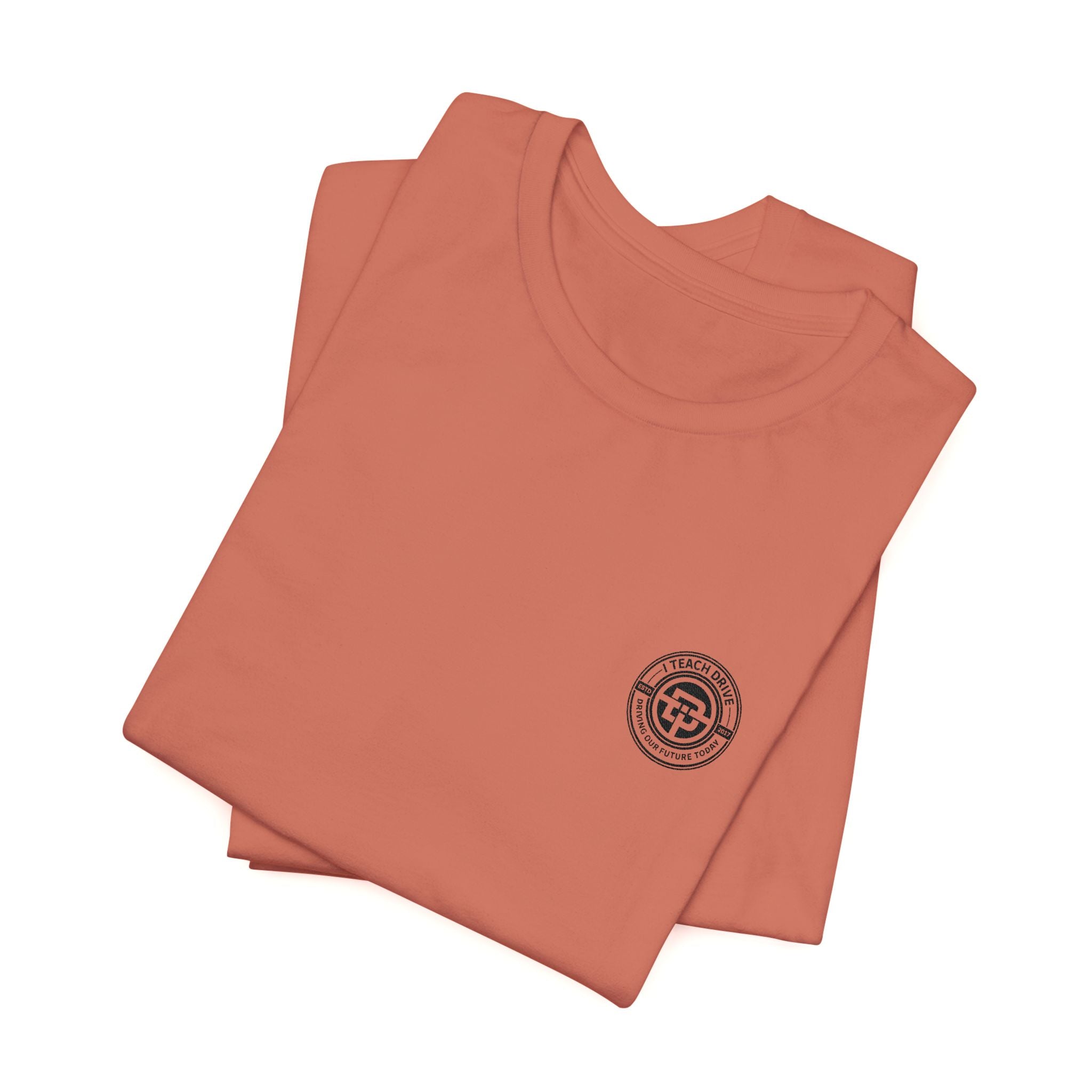 I Teach Drive, logo Unisex Jersey Short Sleeve Tee