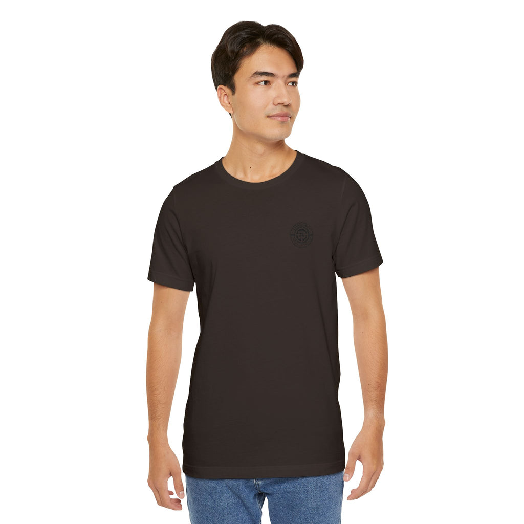 I Teach Drive, logo Unisex Jersey Short Sleeve Tee