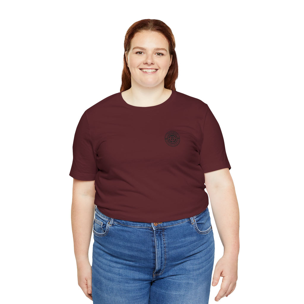 I Teach Drive, logo Unisex Jersey Short Sleeve Tee