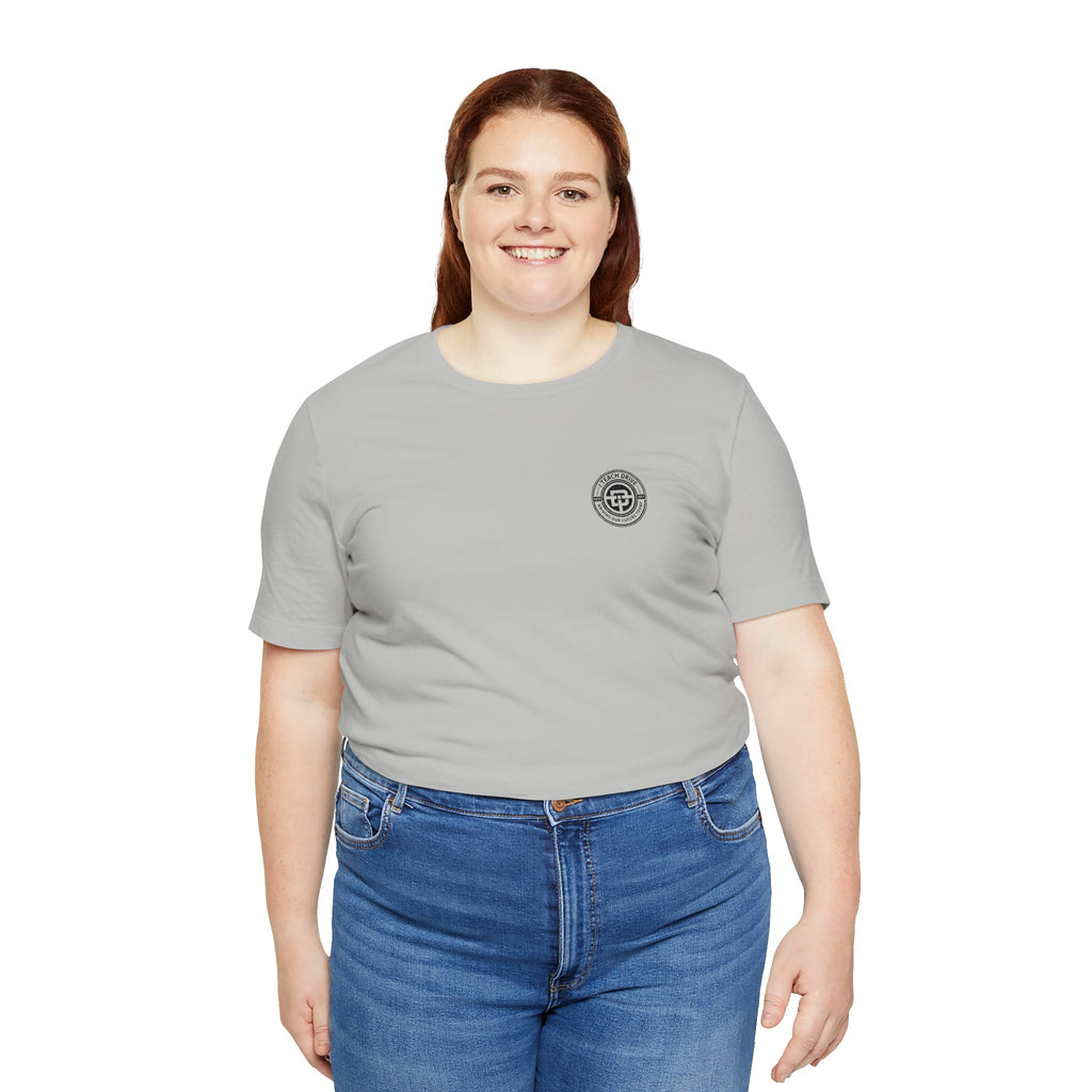 I Teach Drive, logo Unisex Jersey Short Sleeve Tee
