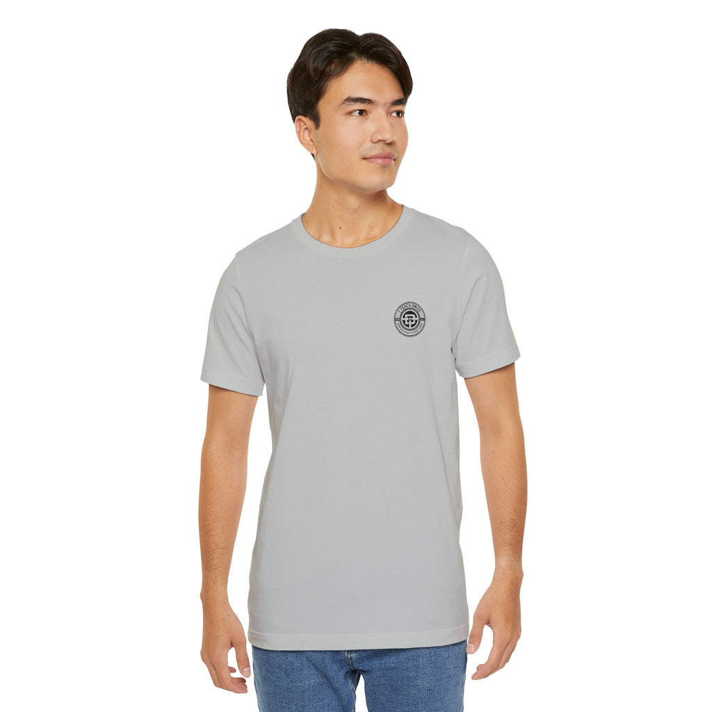 I Teach Drive, logo Unisex Jersey Short Sleeve Tee