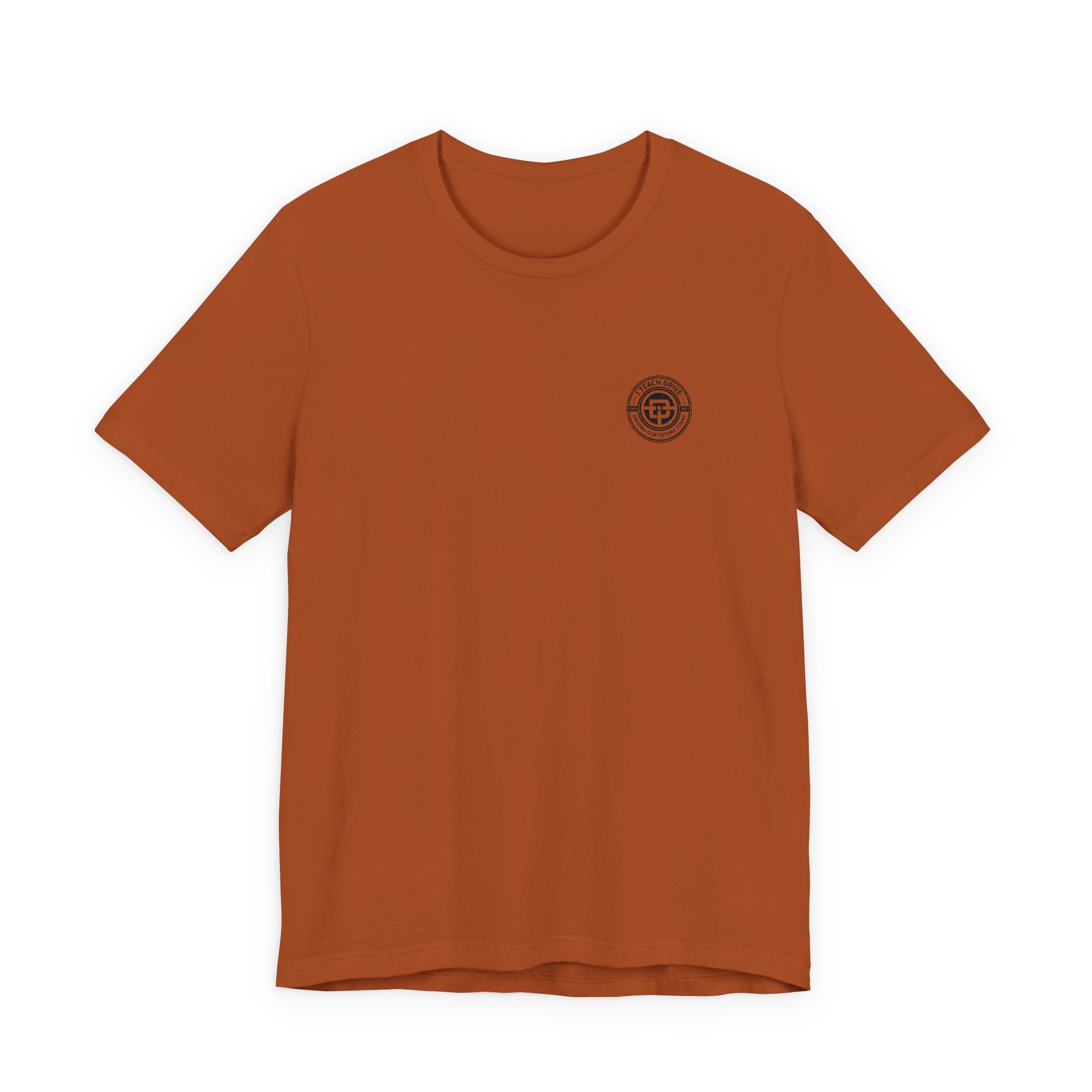 I Teach Drive, logo Unisex Jersey Short Sleeve Tee
