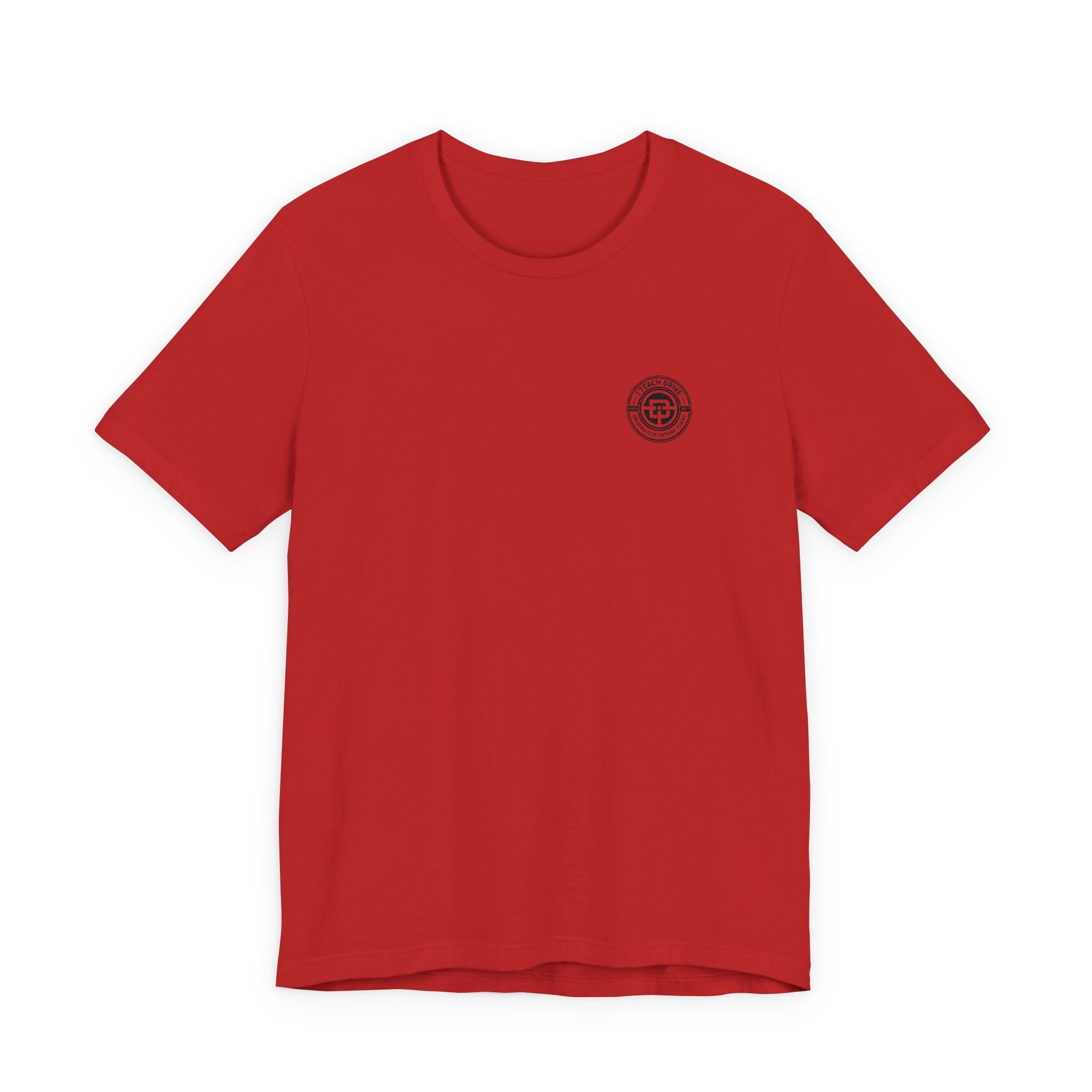 I Teach Drive, logo Unisex Jersey Short Sleeve Tee