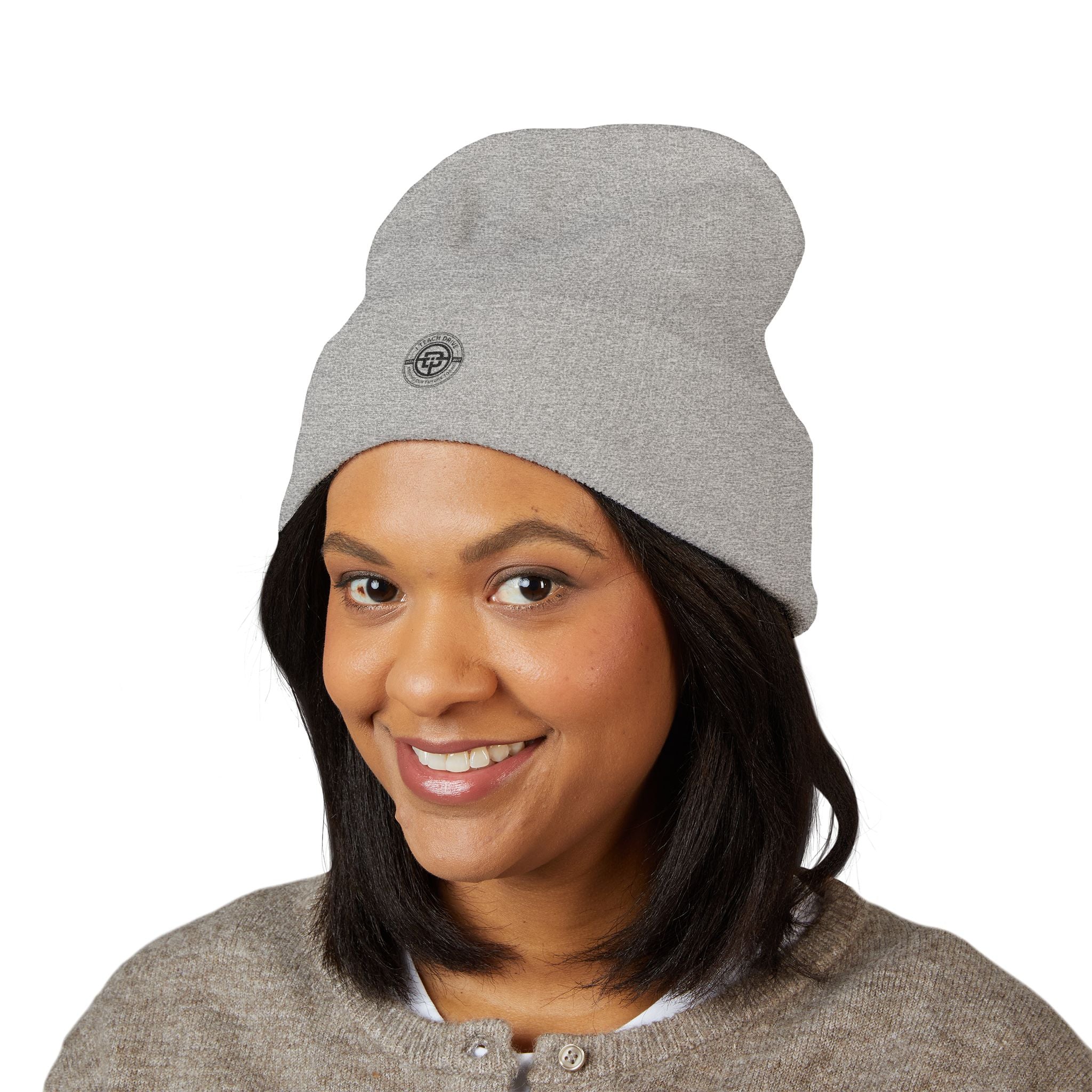 I Teach Drive, logo-Embroidered Beanie