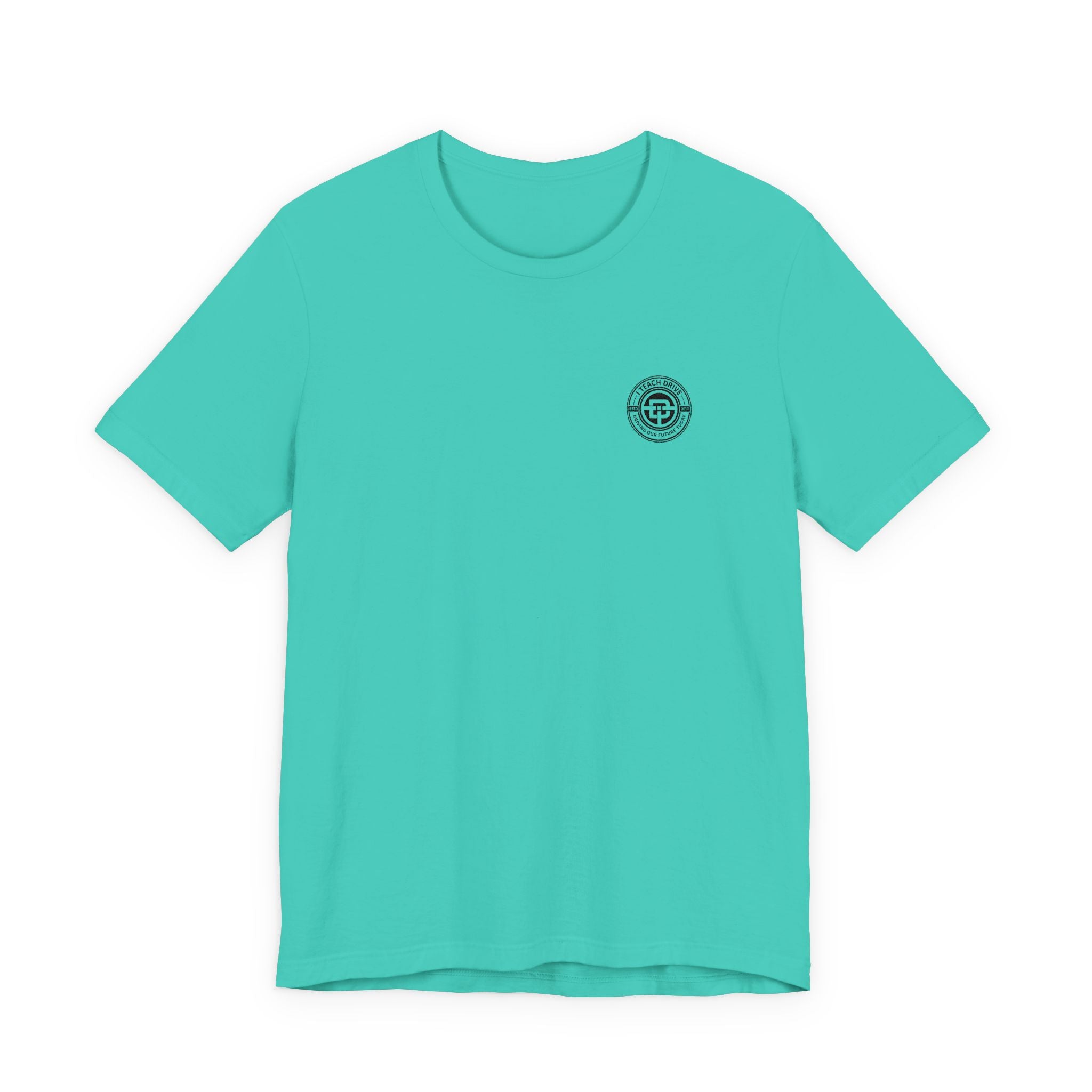 I Teach Drive, logo Unisex Jersey Short Sleeve Tee