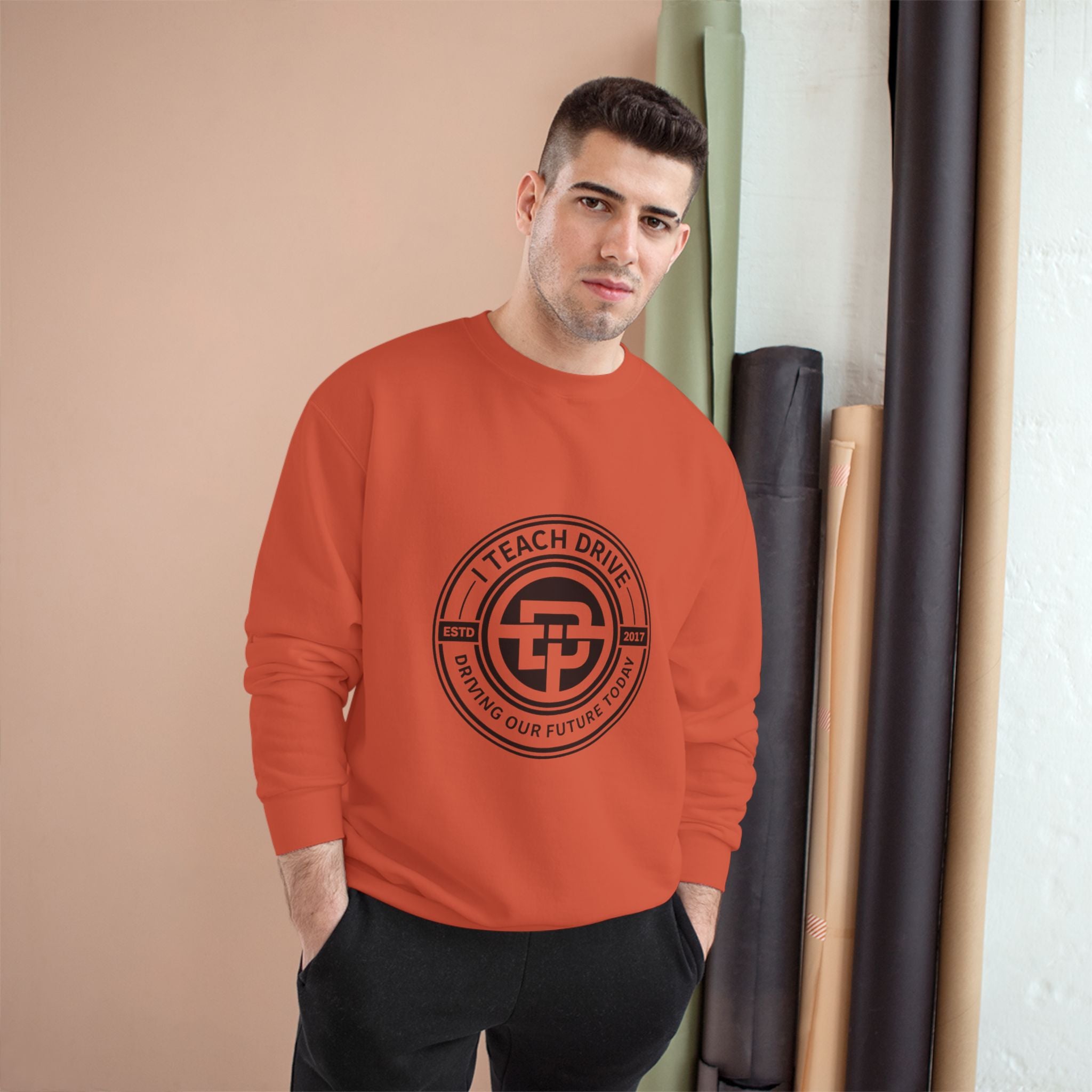 Teacher Sweatshirt — "I Teach. I Drive. I Shape Our Future." Crewneck