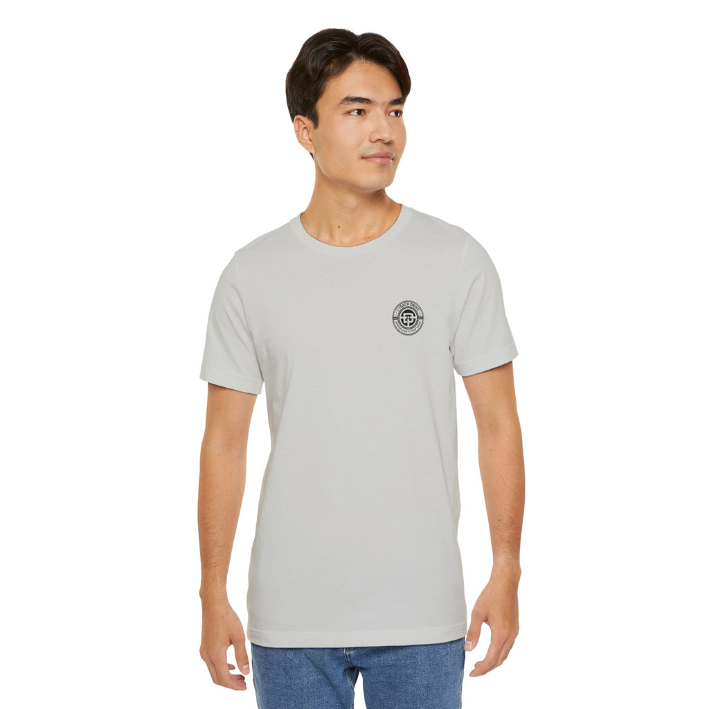 I Teach Drive, logo Unisex Jersey Short Sleeve Tee