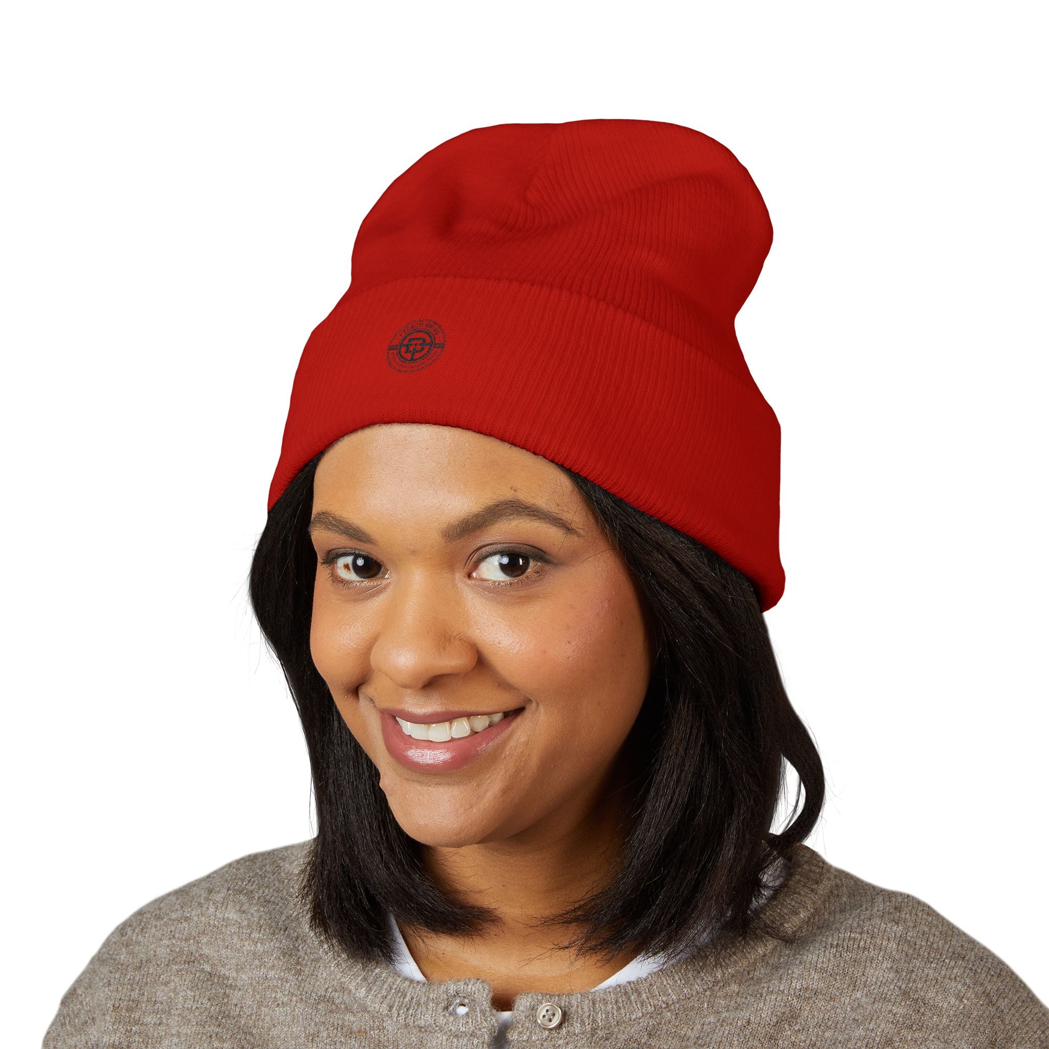I Teach Drive, logo-Embroidered Beanie