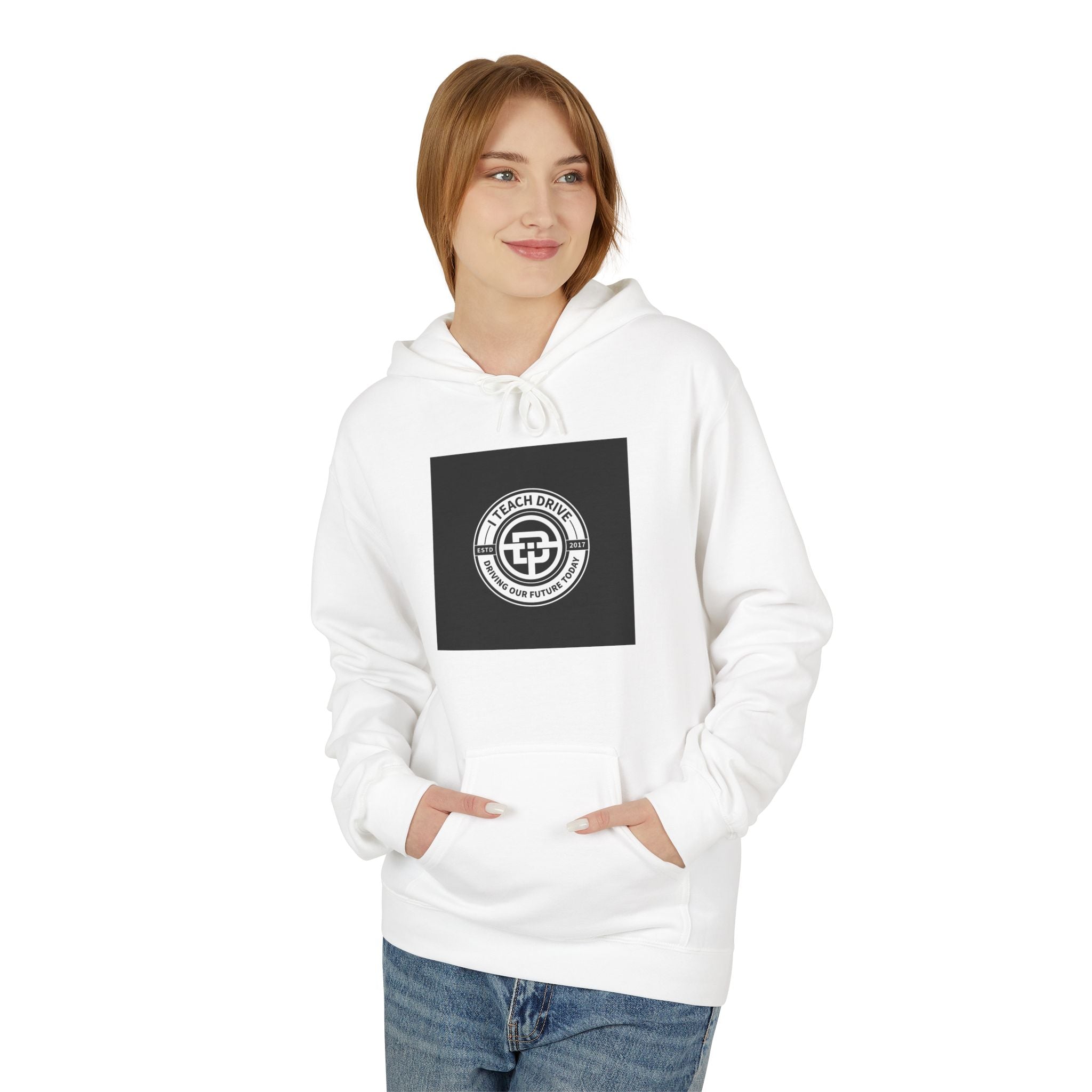 Classic I Teach Drive Logo,  Fleece Hoodie