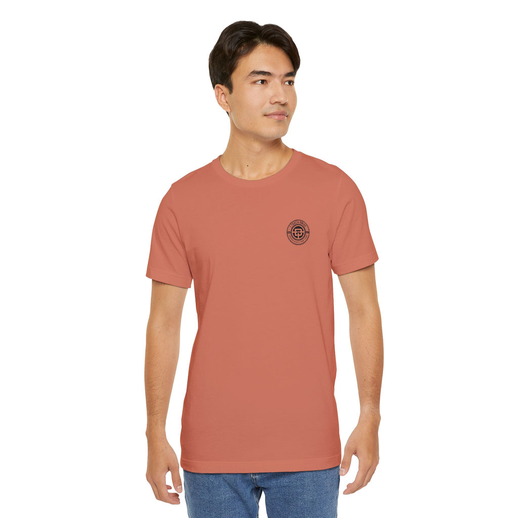 I Teach Drive, logo Unisex Jersey Short Sleeve Tee