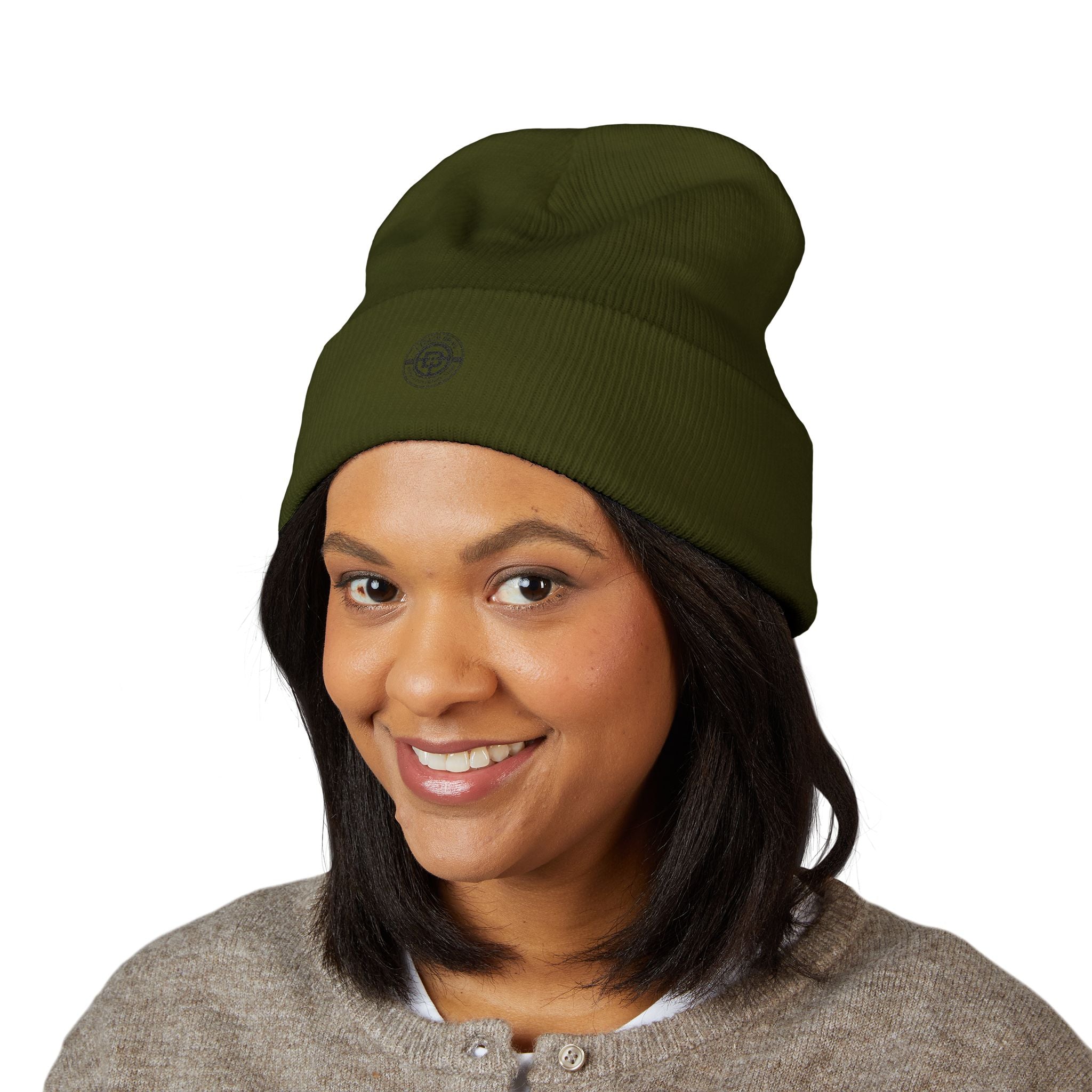 I Teach Drive, logo-Embroidered Beanie