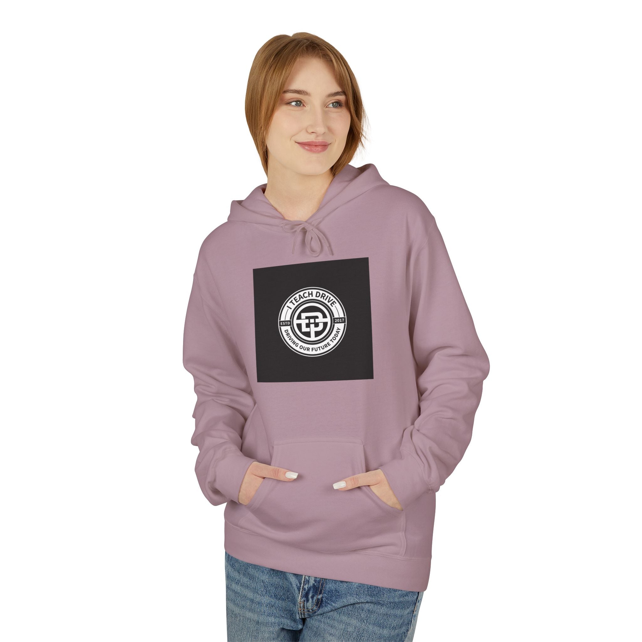 Classic I Teach Drive Logo,  Fleece Hoodie