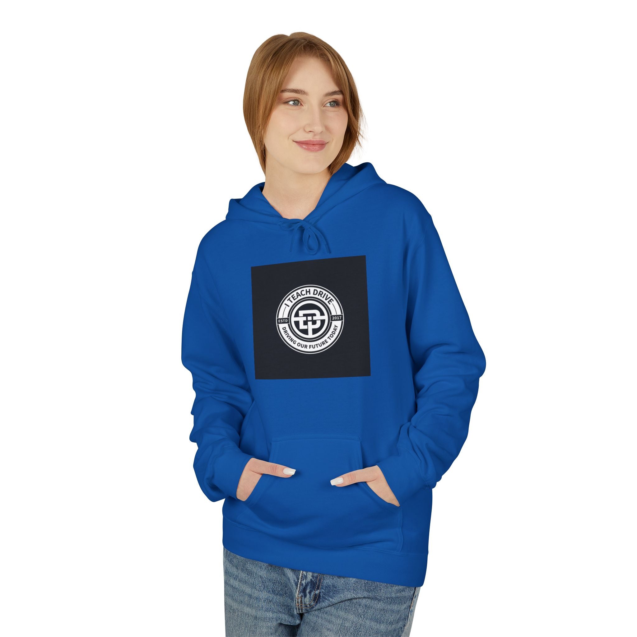Classic I Teach Drive Logo,  Fleece Hoodie