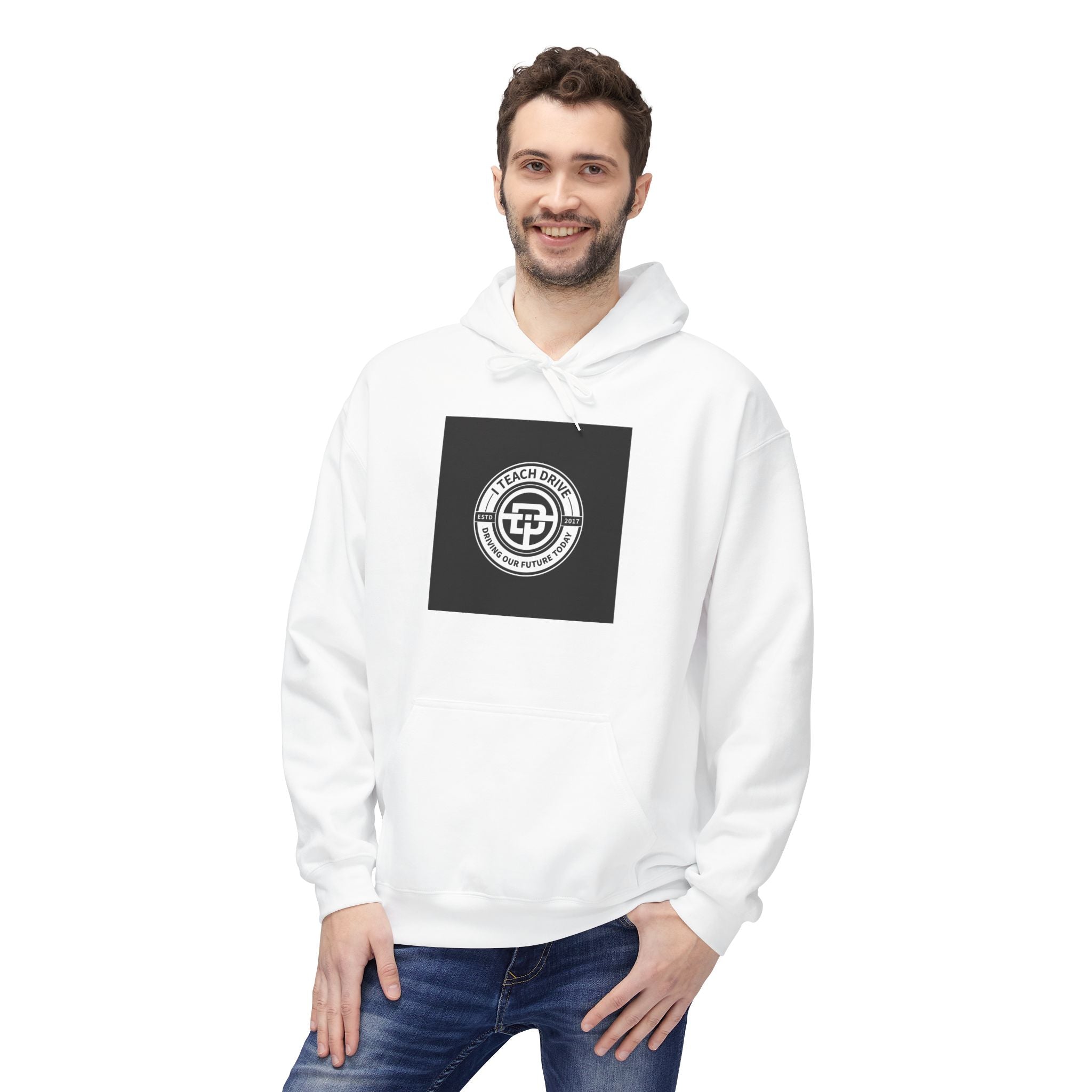 Classic I Teach Drive Logo,  Fleece Hoodie