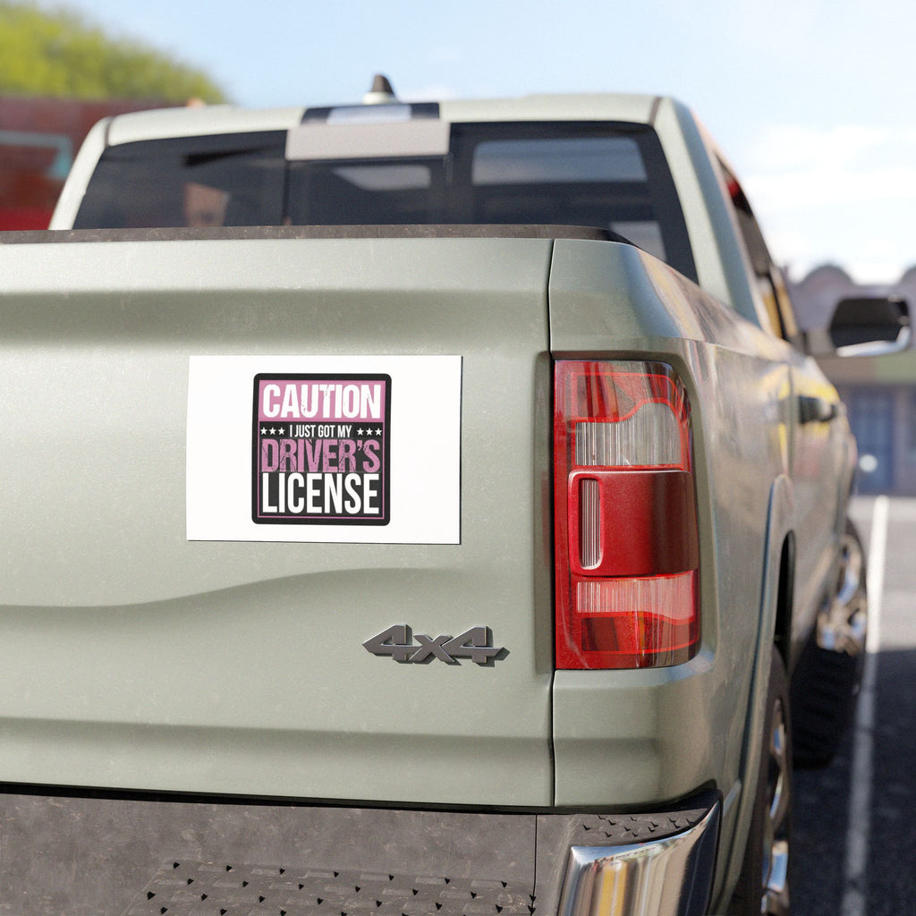 Student Driver Car Magnet — "Still Learning" Funny Driving Reminder