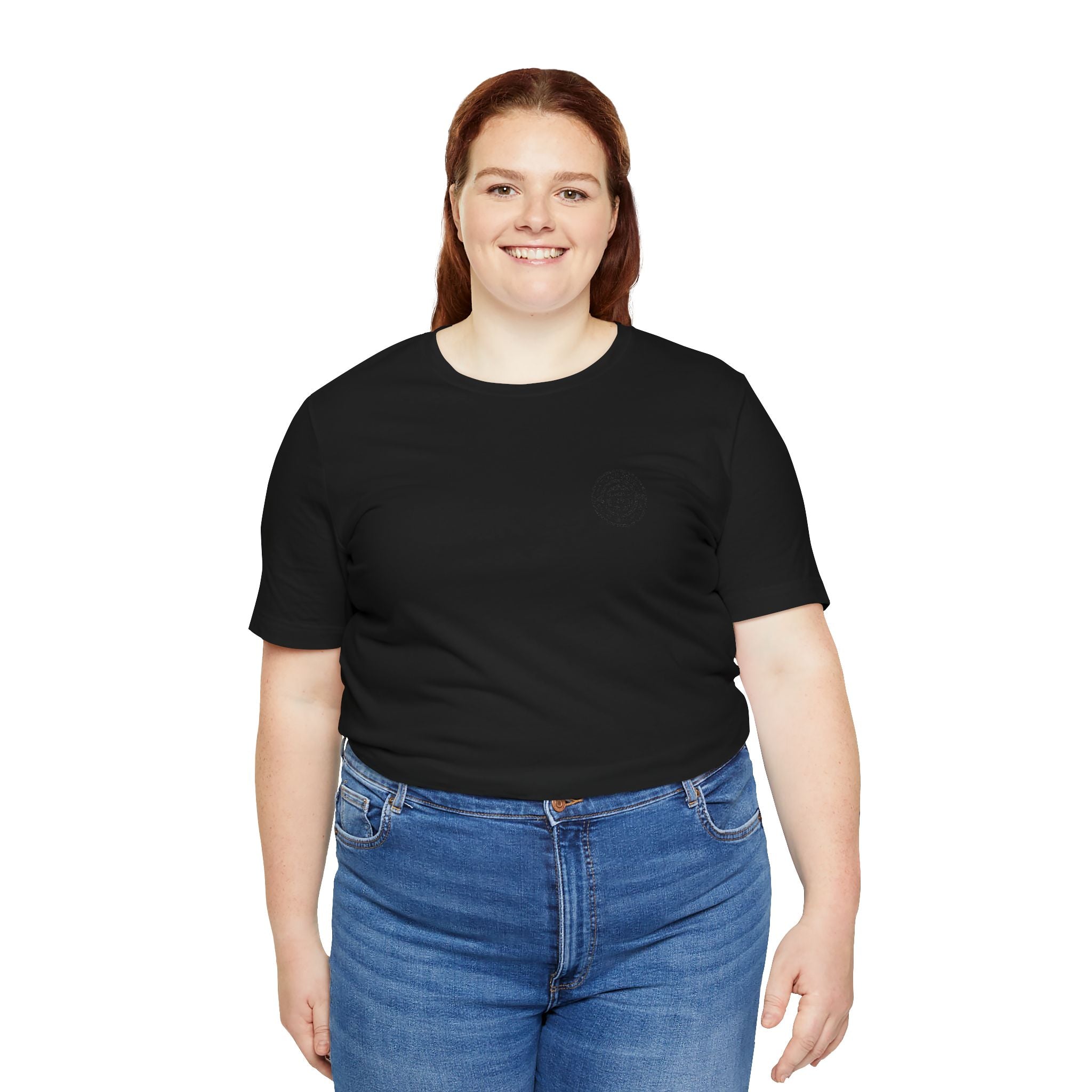 I Teach Drive, logo Unisex Jersey Short Sleeve Tee