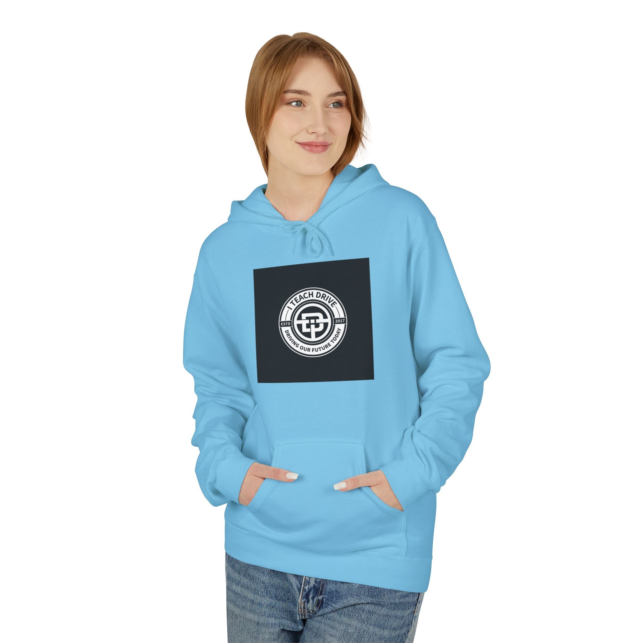 Classic I Teach Drive Logo,  Fleece Hoodie