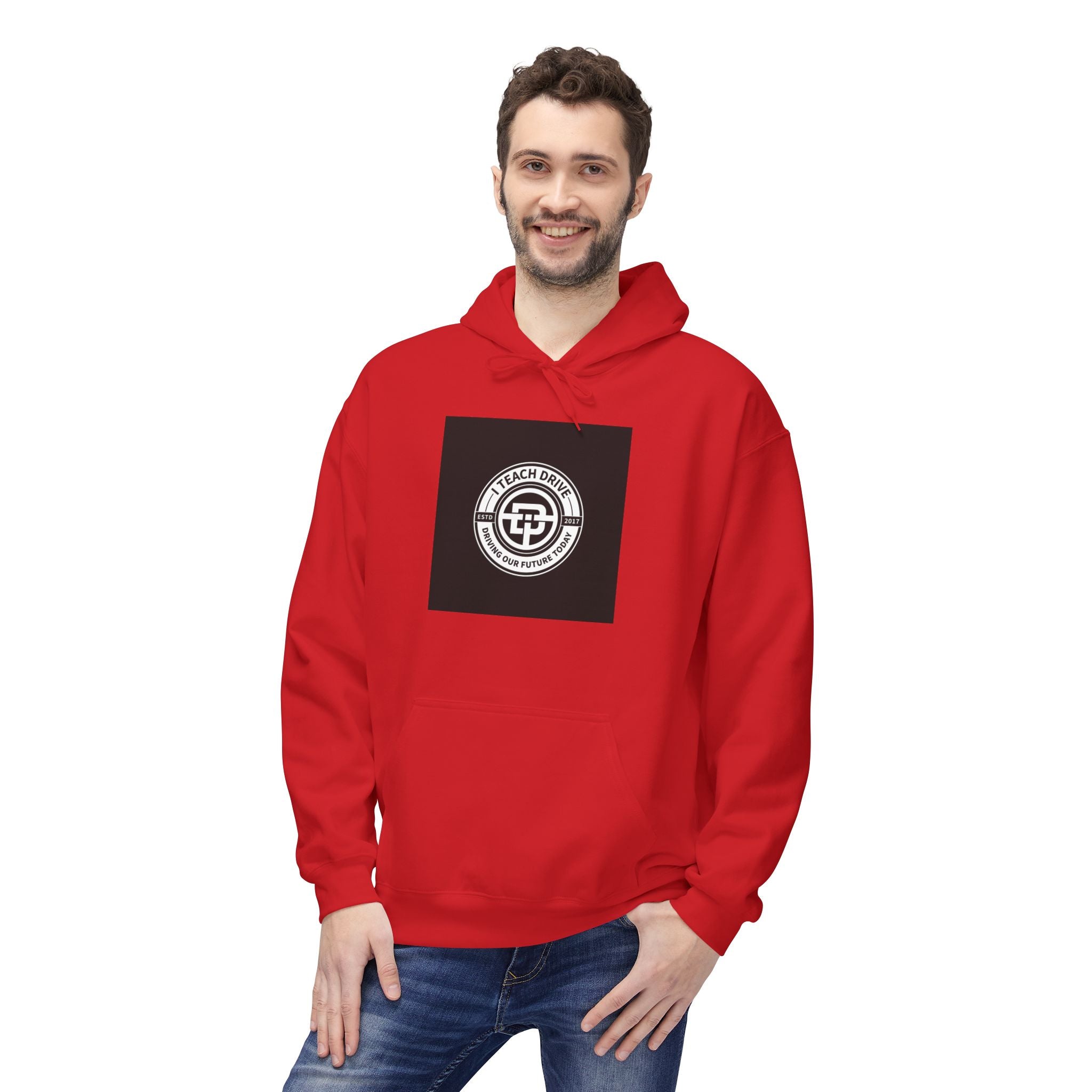 Classic I Teach Drive Logo,  Fleece Hoodie