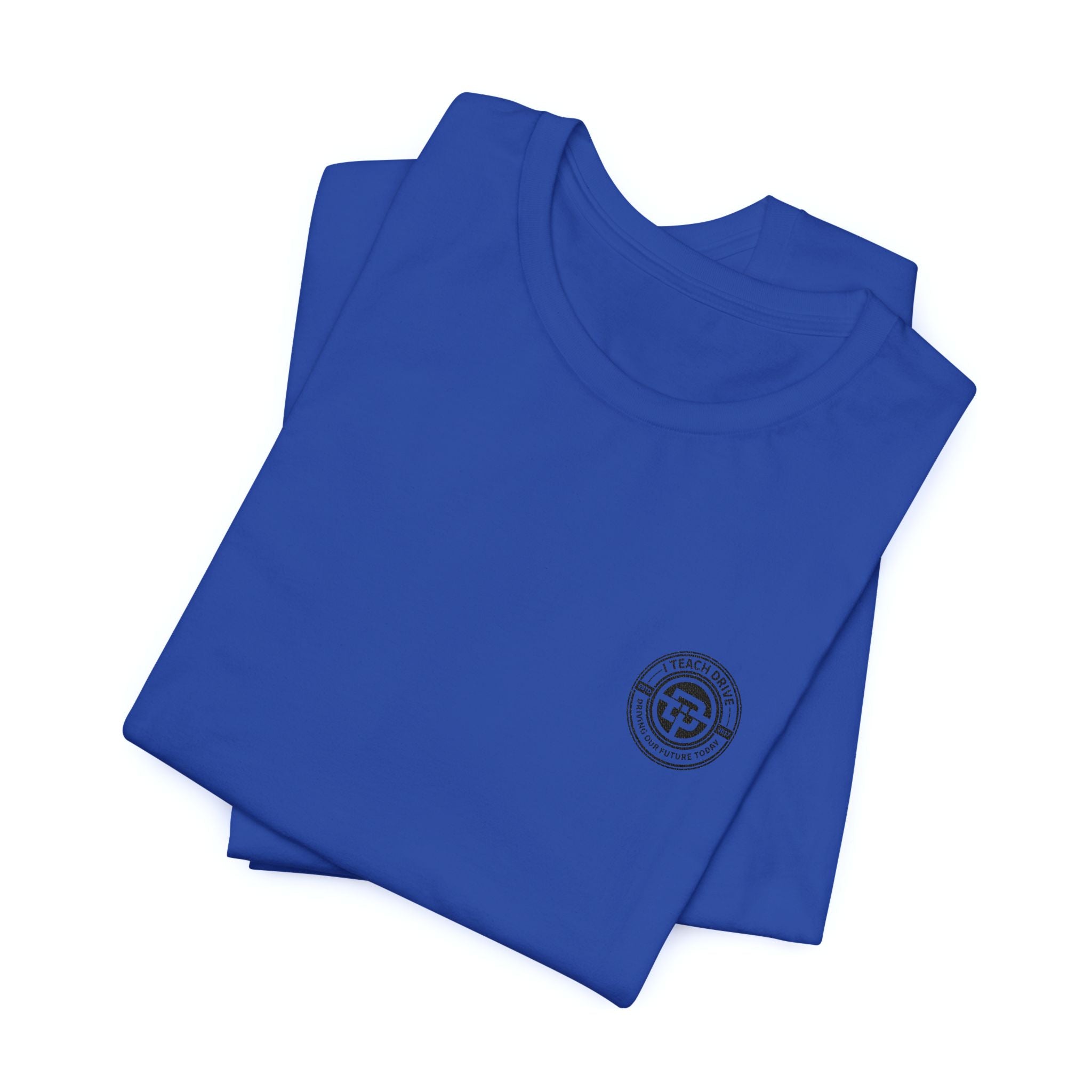 I Teach Drive, logo Unisex Jersey Short Sleeve Tee