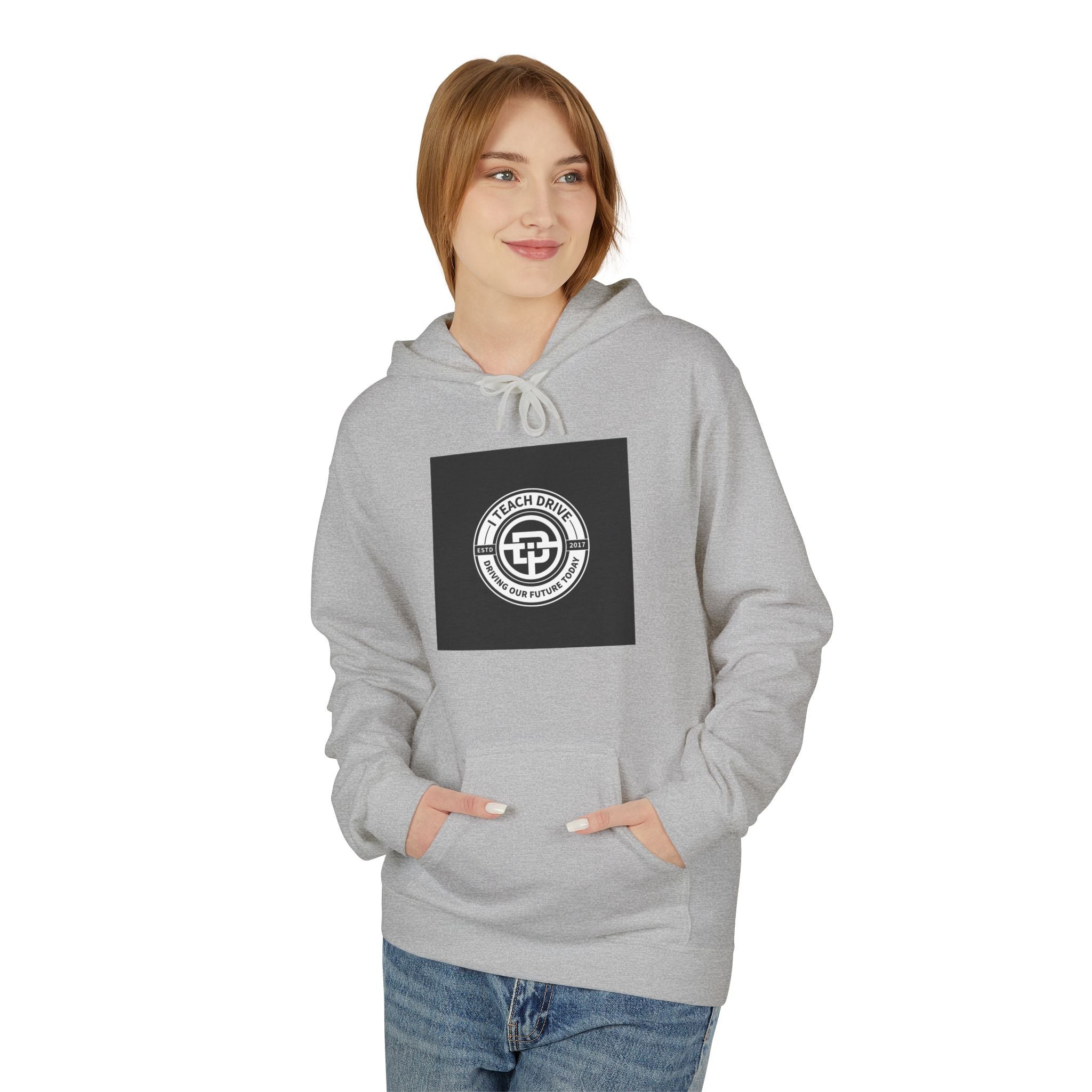 Classic I Teach Drive Logo,  Fleece Hoodie