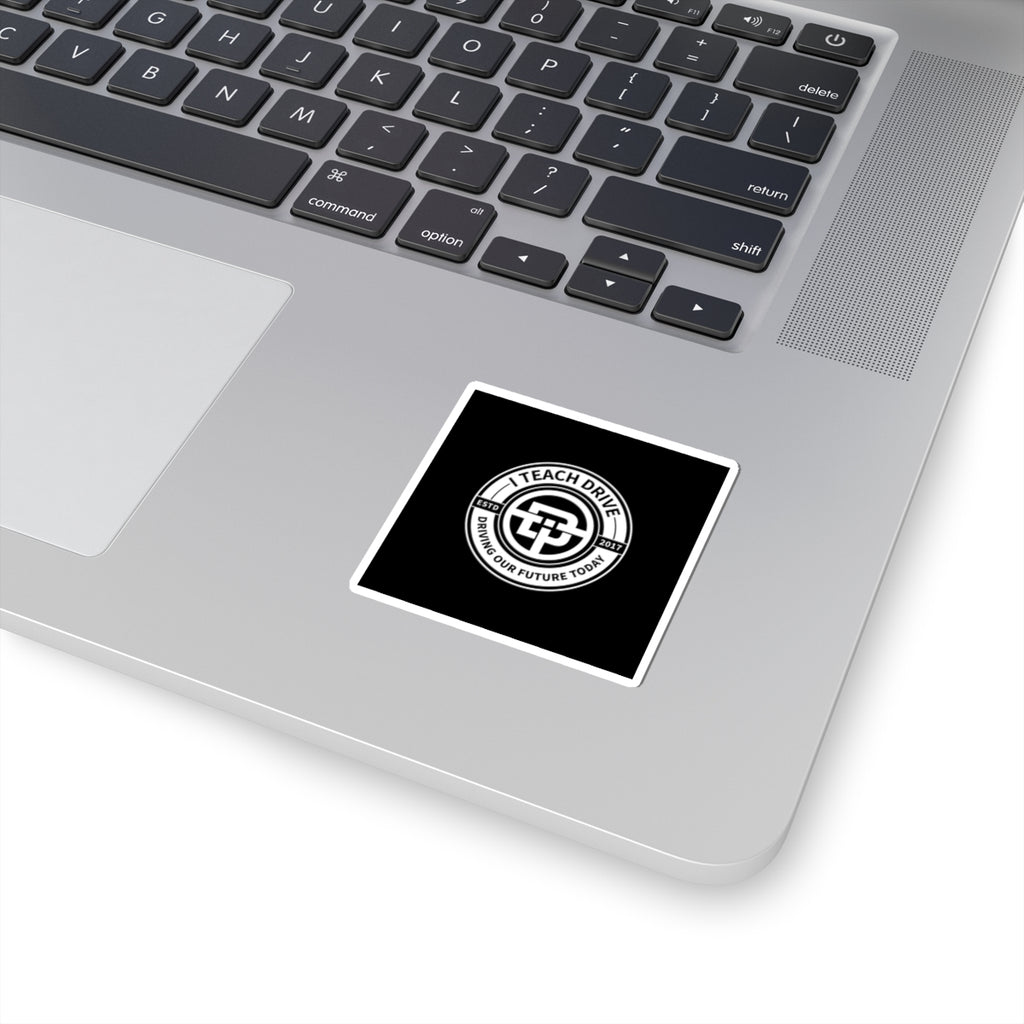 I TEACH DRIVE logo- Kiss-Cut Stickers