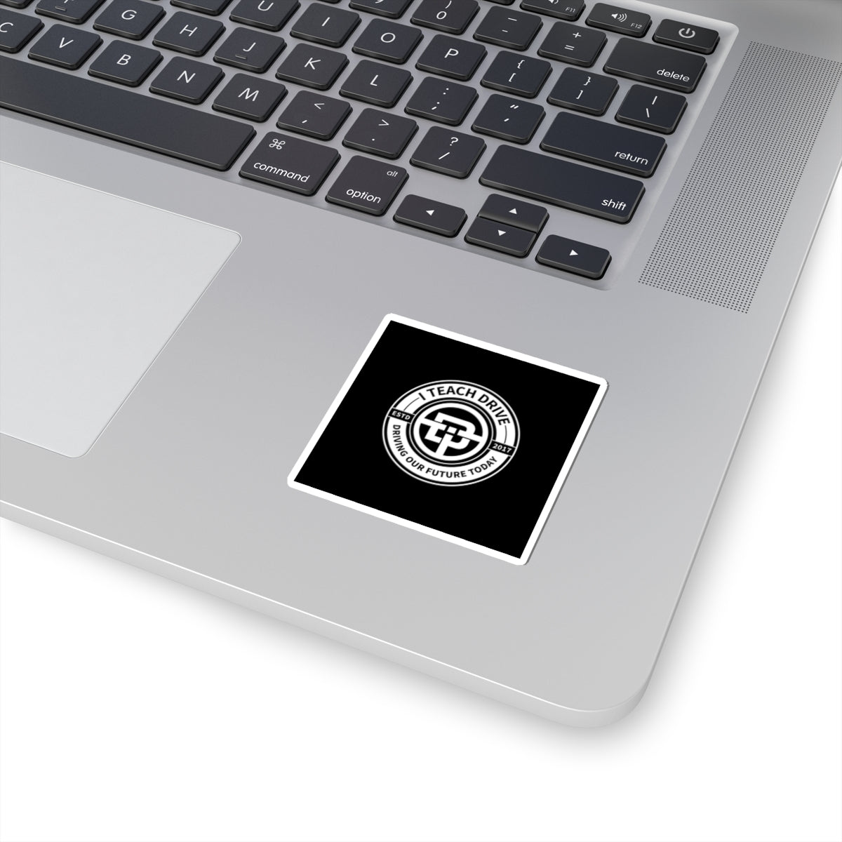 I TEACH DRIVE logo- Kiss-Cut Stickers