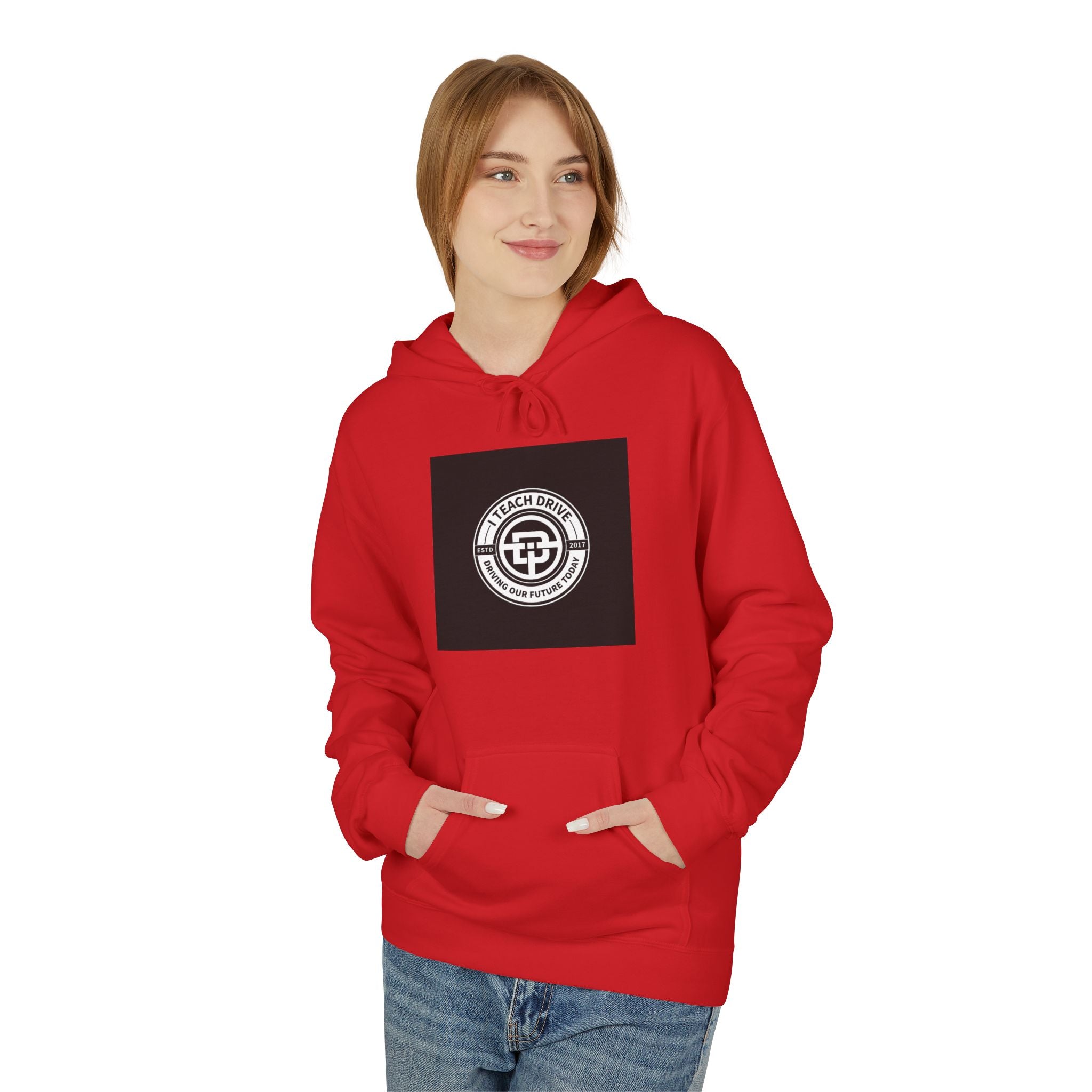 Classic I Teach Drive Logo,  Fleece Hoodie