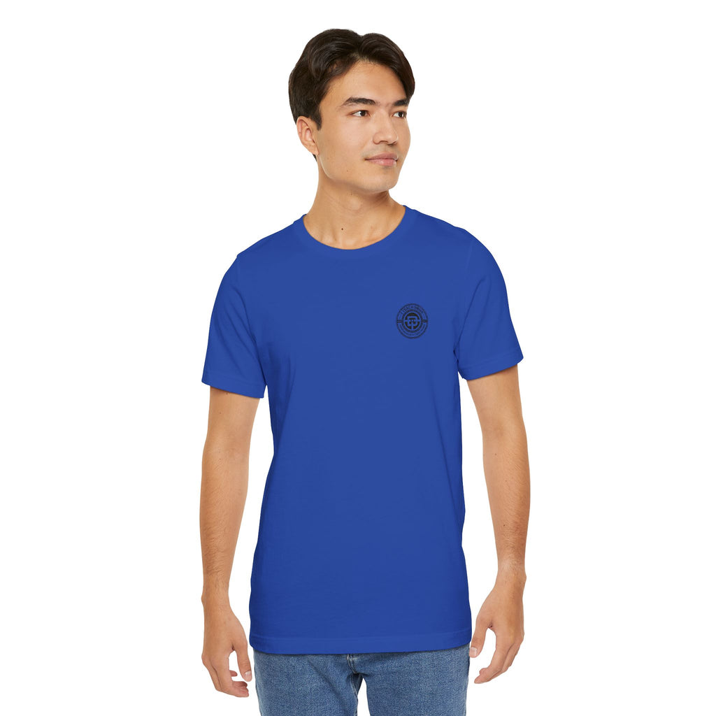 I Teach Drive, logo Unisex Jersey Short Sleeve Tee