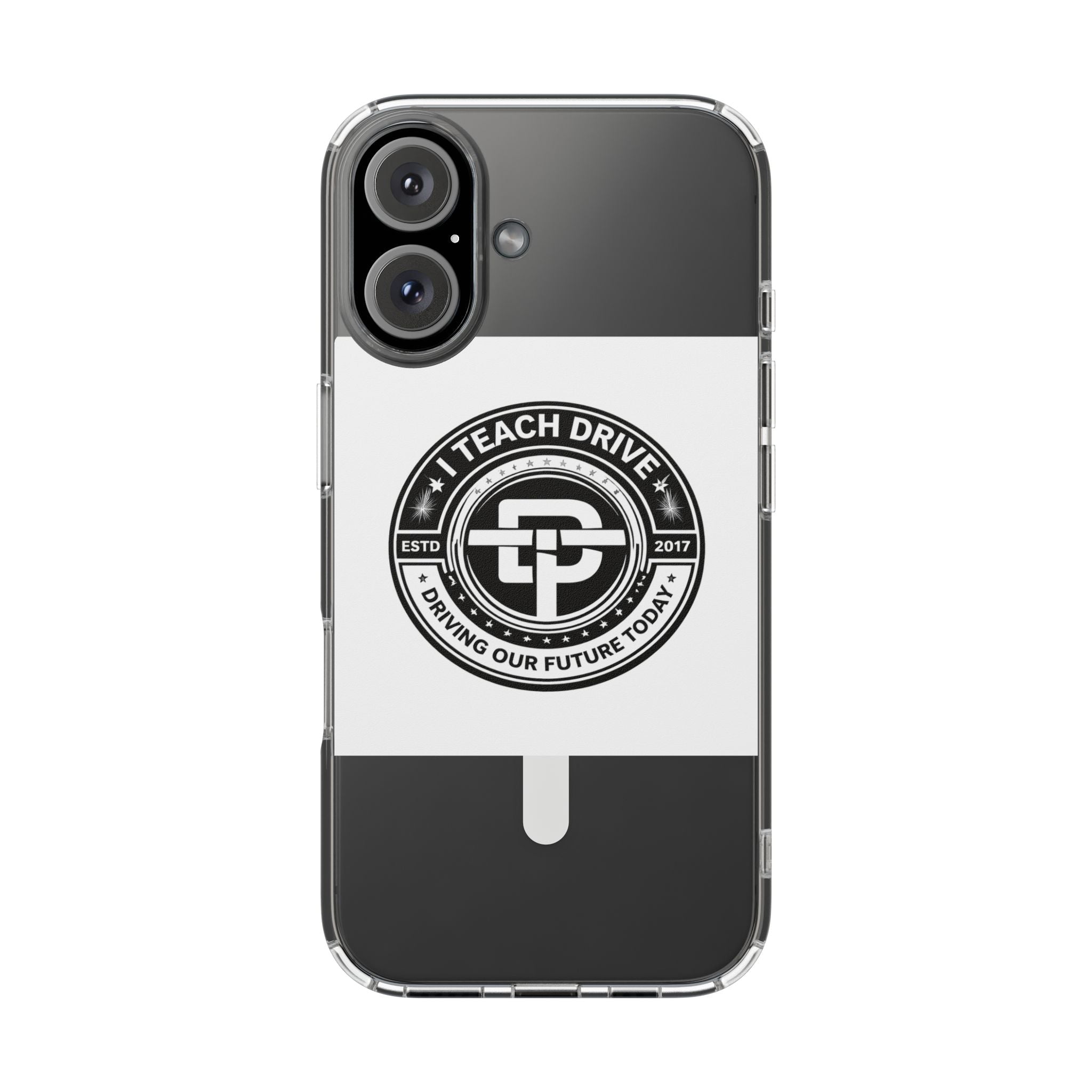 Clear Magnetic Impact Phone Case — Transparent Protective Case with MagSafe Ring
