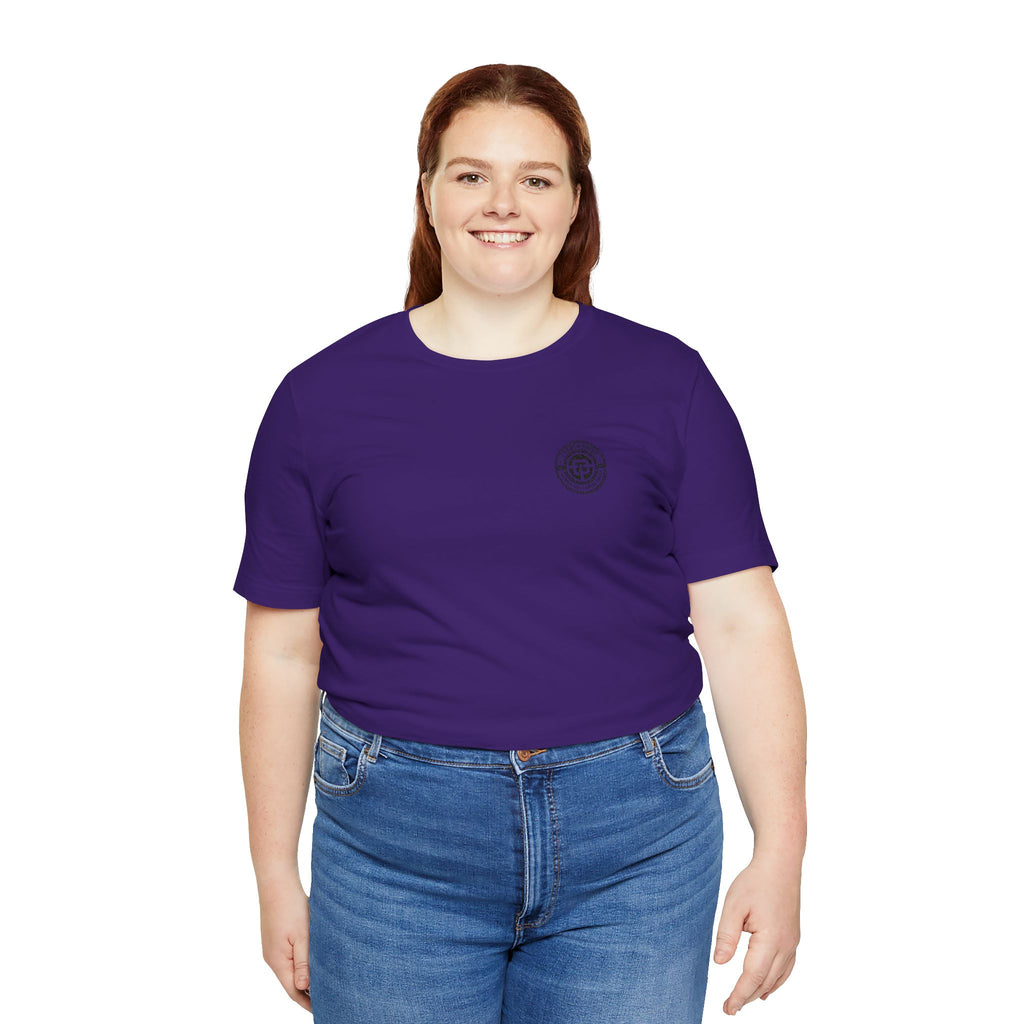 I Teach Drive, logo Unisex Jersey Short Sleeve Tee